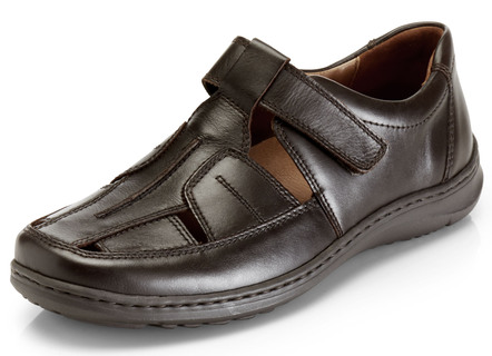 Waldläufer Slipper mit luftigen Durchbrüchen