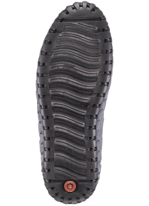 Slipper & Schnürschuhe - Gemini, sommerliche Herren-Slipper, mit Gummizug, in Größe 040 bis 046, in Farbe JEANSBLEU Ansicht 3