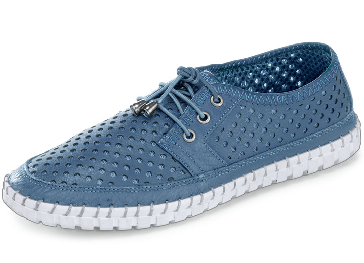 - SCHNÜRSCHUH, in Größe 036 bis 041, in Farbe JEANS Ansicht 1