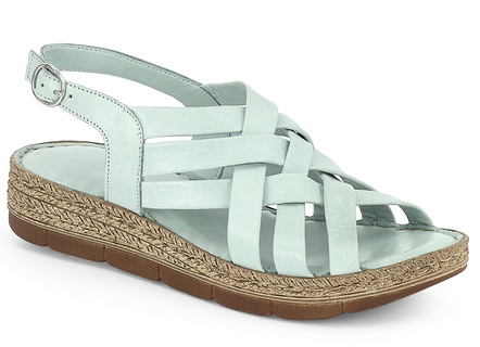 Flotte Kreuzriemchen-Sandalette in 5 Farben