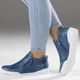 Stiefel & Stiefeletten - Andrea Conti, sportliche Damen-Boots, mit herausnehmbarem Fußbett – Farbe JEANS – Ansicht 5 Stiefel & Stiefeletten - Andrea Conti, sportliche Damen-Boots, mit herausnehmbarem Fußbett, in Größe 036 bis 042, in Farbe JEANS – Farbe JEANS – Ansicht 5