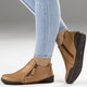 Stiefel & Stiefeletten - Andrea Conti, sportliche Damen-Boots, mit herausnehmbarem Fußbett – Farbe COGNAC – Ansicht 3 Stiefel & Stiefeletten - Andrea Conti, sportliche Damen-Boots, mit herausnehmbarem Fußbett, in Größe 036 bis 042, in Farbe JEANS – Farbe COGNAC – Ansicht 3