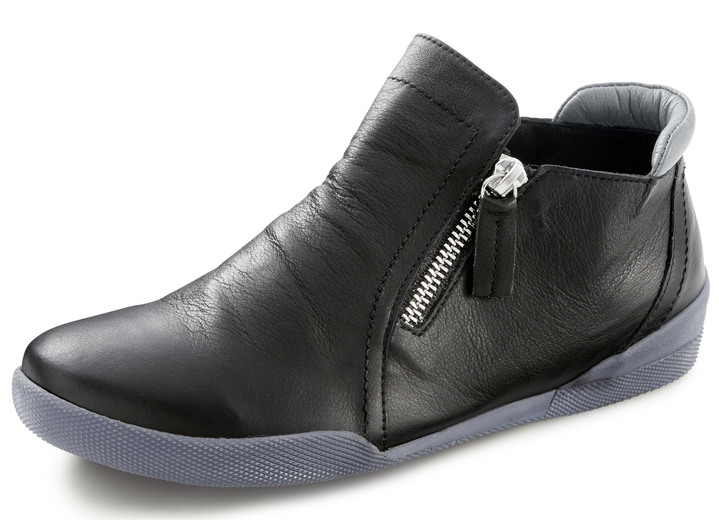 Stiefel & Stiefeletten - Andrea Conti, sportliche Damen-Boots, mit herausnehmbarem Fußbett Ansicht 14 Stiefel & Stiefeletten - Andrea Conti, sportliche Damen-Boots, mit herausnehmbarem Fußbett, in Größe 036 bis 042, in Farbe JEANS Ansicht 14