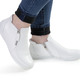 Stiefel & Stiefeletten - Andrea Conti, sportliche Damen-Boots, mit herausnehmbarem Fußbett – Farbe WEISS – Ansicht 5 Stiefel & Stiefeletten - Andrea Conti, sportliche Damen-Boots, mit herausnehmbarem Fußbett, in Größe 036 bis 042, in Farbe JEANS – Farbe WEISS – Ansicht 5