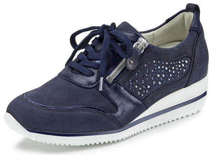 Waldläufer, bequeme Damen-Schnürschuhe, Weite H, mit herausnehmbarem Fußbett
