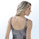 Tankinis - Tankini in extra langer Form, in Größe 036 bis 056, in Cup D, in Farbe SCHWARZ-WEISS – Farbe SCHWARZ-WEISS – Ansicht 2