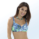 Bikinis - Bikini mit herausnehmbaren Softschalen und buntem Druckdessin – Farbe MULTICOLOR – Ansicht 1 Bikinis - Bikini mit herausnehmbaren Softschalen und buntem Druckdessin, in Größe 036 bis 050, in Cup D, in Farbe MULTICOLOR – Farbe MULTICOLOR – Ansicht 1