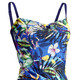 Tankinis - Laurina Tankini in Bandeauform mit verstell- und abnehmbaren Trägern, in Größe 036 bis 052, in Cup B, in Farbe MARINE-BUNT – Farbe MARINE-BUNT – Ansicht 4