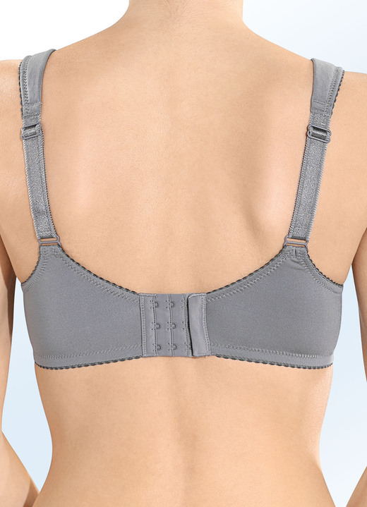 Bügel-BH - Viania Zweierpack Bügel-BH mit Elastikspitze, in Größe 080 bis 100, in Cup D, in Farbe SEKT Ansicht 6