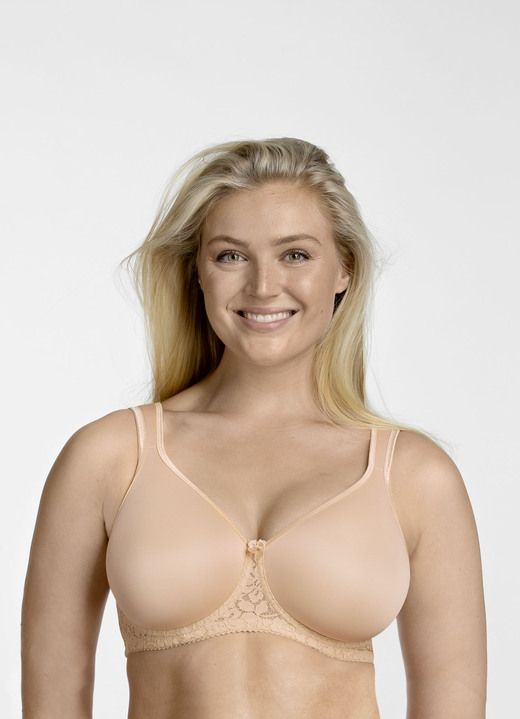 T-Shirt-BH - Miss Mary Bügel-BH mit vorgeformten Cups Ansicht 3 T-Shirt-BH - Miss Mary Bügel-BH mit vorgeformten Cups, in Größe 075 bis 105, in Cup D, in Farbe WEISS Ansicht 3