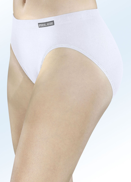 Slips - Speidel Dreierpack Slips aus reiner BIO-Baumwolle, in Größe 036 bis 048, in Farbe WEISS Ansicht 1