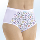 - Viererpack Slips mit buntem Druckdessin, in Größe 040 bis 056, in Farbe FLIEDER – Farbe FLIEDER – Ansicht 1