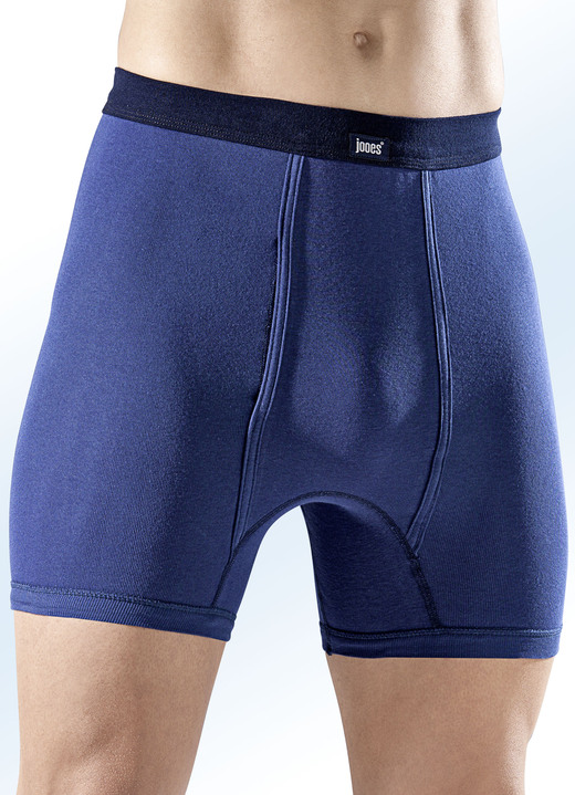 - Viererpack Unterhosen, uni, in Größe 005 bis 014, in Farbe 2X ULTRAMARIN-NAVY, 2X RUBIN-NAVY