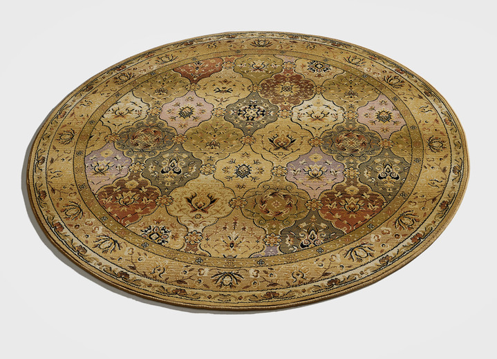 Klassisch - Schöne, gewebte Brücken, Galerien, Teppiche und Bettumrandung, in Größe 005 (Brücke, 40x 60 cm ) bis 318 (Teppich, oval, 190x290 cm), in Farbe BEIGE Ansicht 2
