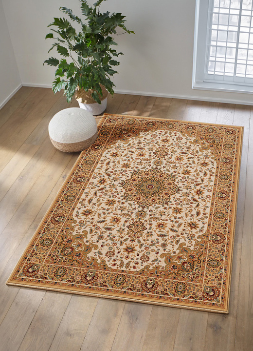 Klassisch - Klassisch gemusterte, gewebte Brücken und Teppiche, in Größe 109 (Brücke, 50x 80 cm) bis 312 (Teppich, Ø 240 cm), in Farbe BERBER Ansicht 1