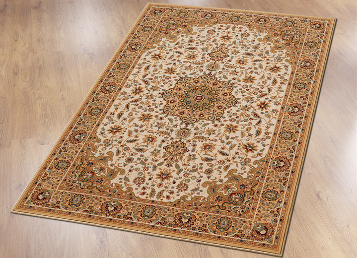 Klassisch - Klassisch gemusterte, gewebte Brücken und Teppiche, in Größe 109 (Brücke, 50x 80 cm) bis 312 (Teppich, ø 240 cm), in Farbe BERBER Ansicht 3