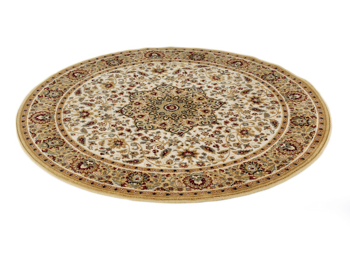 Klassisch - Klassisch gemusterte, gewebte Brücken und Teppiche, in Größe 109 (Brücke, 50x 80 cm) bis 312 (Teppich, ø 240 cm), in Farbe BERBER Ansicht 6