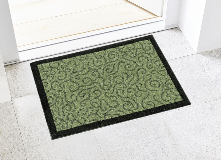 Fußmatten - Praktische Schmutzfangmatten für innen und außen, in Größe 101 (40x60 cm) bis 107 (60x180 cm), in Farbe GRÜN Ansicht 1