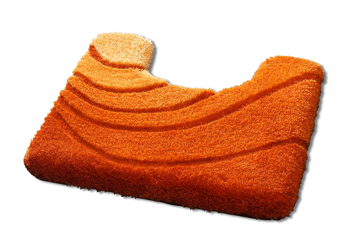 Badgarnituren - Badgarnitur von Kleine Wolke mit rutschhemmender Rückseite, in Größe 100 (Vorleger halbrund, 50/ 80 cm) bis 112 (WC-Deckelbezug, 47/ 50 cm), in Farbe BLAU Ansicht 6