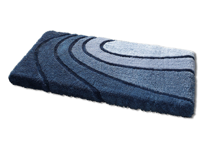 Badgarnituren - Badgarnitur von Kleine Wolke mit rutschhemmender Rückseite, in Größe 100 (Vorleger halbrund, 50/ 80 cm) bis 112 (WC-Deckelbezug, 47/ 50 cm), in Farbe TERRA Ansicht 6