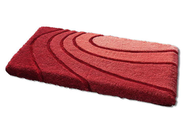 Badgarnituren - Badgarnitur von Kleine Wolke mit rutschhemmender Rückseite, in Größe 100 (Vorleger halbrund, 50/ 80 cm) bis 112 (WC-Deckelbezug, 47/ 50 cm), in Farbe TERRA Ansicht 4