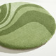 Badgarnituren - Badgarnitur von Kleine Wolke mit rutschhemmender Rückseite, in Größe 100 (Vorleger halbrund, 50/ 80 cm) bis 112 (WC-Deckelbezug, 47/ 50 cm), in Farbe GRÜN – Farbe GRÜN – Ansicht 1