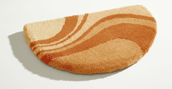 Badgarnituren - Badgarnitur von Kleine Wolke mit rutschhemmender Rückseite, in Größe 100 (Vorleger halbrund, 50/ 80 cm) bis 112 (WC-Deckelbezug, 47/ 50 cm), in Farbe GRÜN Ansicht 13