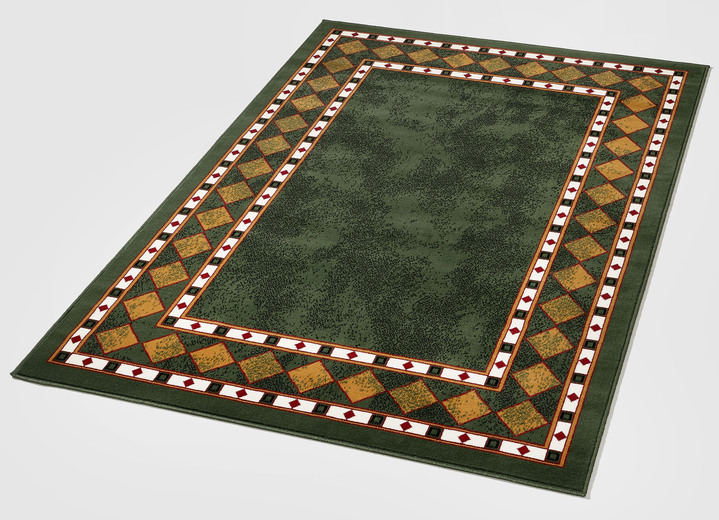 Klassisch - Dicht gewebte Brücken und Teppiche mit Jute-Rückseite, in Größe 111 (Brücke, 60x110 cm) bis 288 (Teppich, 240x330 cm), in Farbe BLAU Ansicht 6