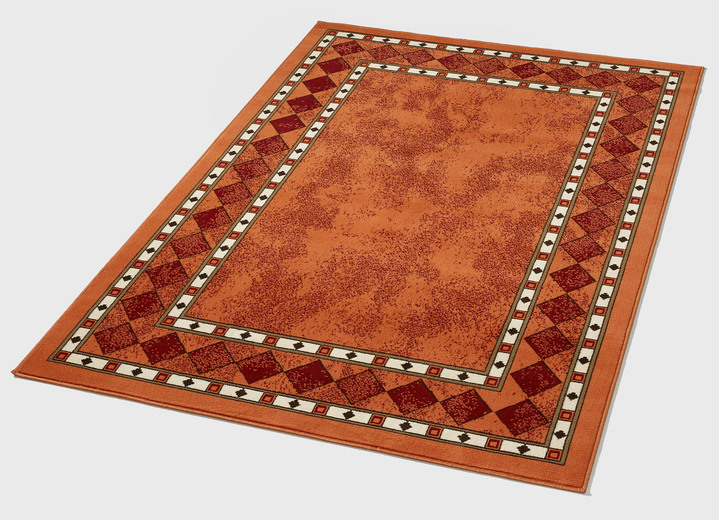 Klassisch - Dicht gewebte Brücken und Teppiche mit Jute-Rückseite, in Größe 111 (Brücke, 60x110 cm) bis 288 (Teppich, 240x330 cm), in Farbe BLAU Ansicht 3