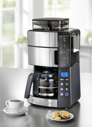 Russell Hobbs Kaffeemaschine mit integriertem Kegelmahlwerk