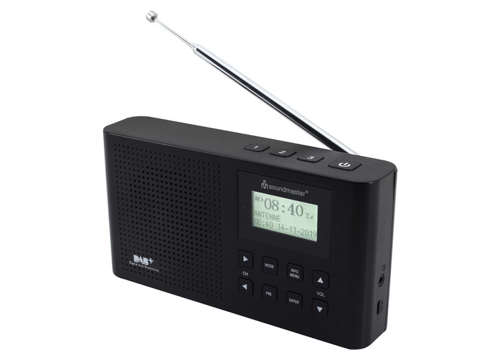 Technik - Soundmaster DAB+ Radio DAB160SW/WE, in Farbe SCHWARZ Ansicht 1