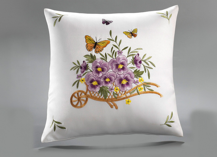 Tischdecken - Frühlingshafte Tisch- und Raumdekoration, in Größe 101 (2x Platzset, 35/ 50 cm) bis 404 (Kissenbezug, 40/ 40 cm), in Farbe WEISS Ansicht 4