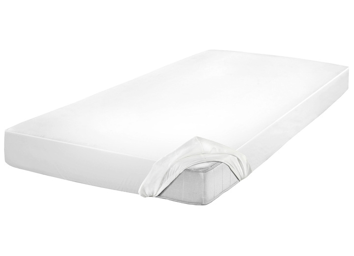 Inkontinenz - Wischdesinfektions-Spannbetttuch, in Größe 132 (90/200 cm) bis 138 (180/200 cm), in Farbe WEISS