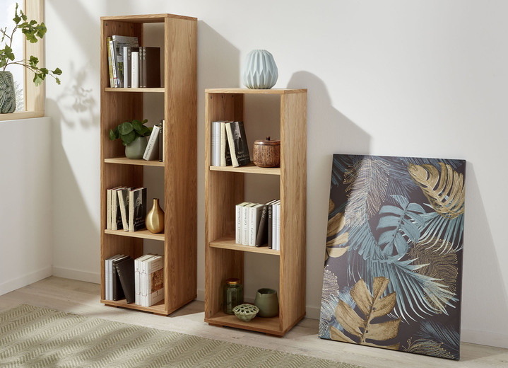 Sideboards - Möbelprogramm mit Massivholzfronten und Softclose, in Farbe WILDEICHE, in Ausführung Regal klein Ansicht 4