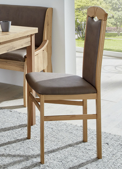 Stühle & Sitzbänke - Zeitlose Esszimmermöbel, in Farbe EICHE-BRAUN, in Ausführung Eckbankgruppe, 4-teilig Ansicht 7