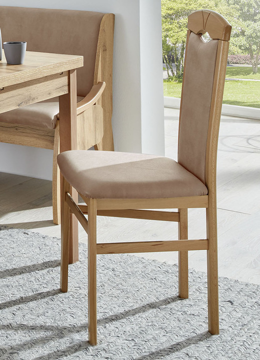 Stühle & Sitzbänke - Zeitlose Esszimmermöbel, in Farbe WEISS-BLAU, in Ausführung 2er-Set Stühle Ansicht 6