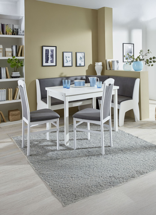 Stühle & Sitzbänke - Zeitlose Esszimmermöbel, in Farbe EICHE-BRAUN, in Ausführung Eckbankgruppe, 4-teilig Ansicht 11