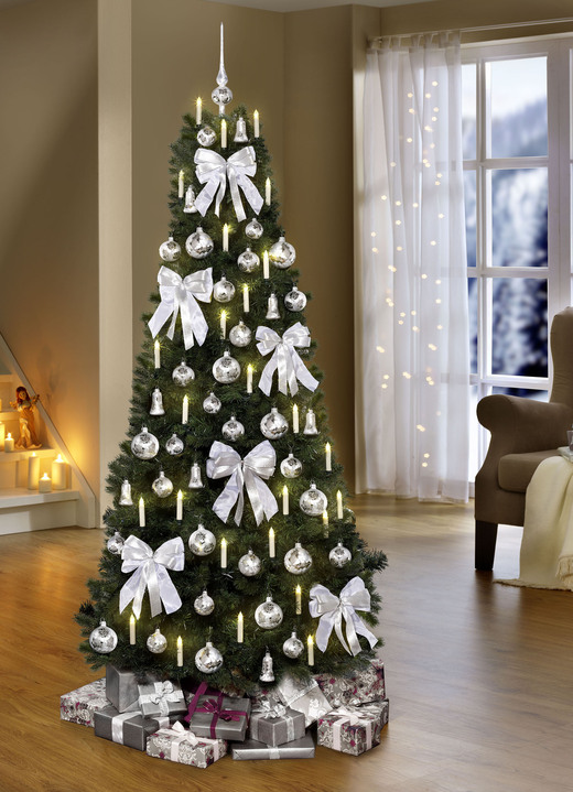 - Hochwertiger Weihnachtsbaumschmuck, in Farbe CREME, in Ausführung Weihnachtsbaumkerzen, 15-teilig Ansicht 1