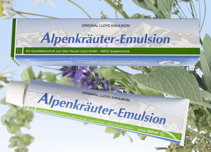 - Alpenkräuter-Emulsion, 2er-Pack, in Farbe