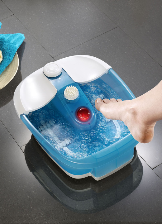 Gesunder Fuß - Fußsprudelbad FB100 von Promed Ansicht 2 Gesunder Fuß - Fußsprudelbad FB100 von Promed, in Farbe WEISS-BLAU Ansicht 2