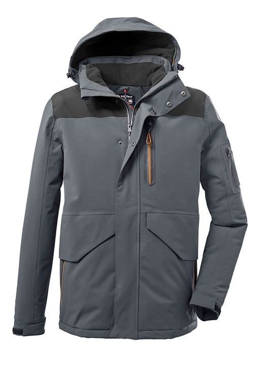 - Sportliche Herren-Funktionsjacke mit hohen Tragekomfort, in Größe 3XL bis XXL, in Farbe ANTHRAZIT