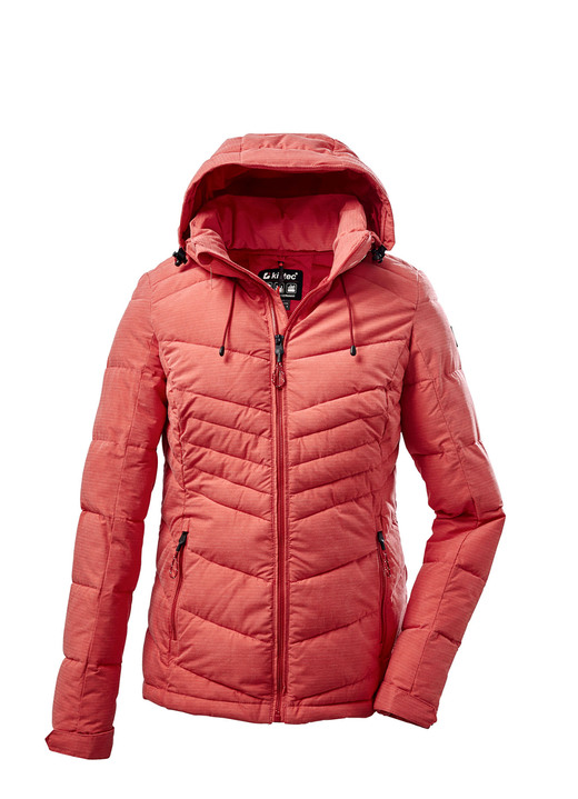 Funktionsjacken - Trendige Damen-Funktionsjacke mit raffinierten Steppungen, in Größe 036 bis 050, in Farbe DUNKELNAVY Ansicht 2