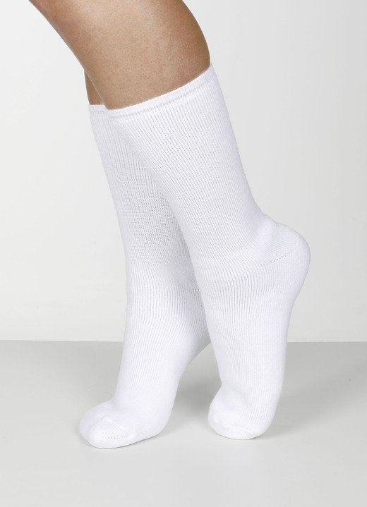 Thermokleidung - Wärmespeicher-Socken-Set für Damen, in Farbe WEISS Ansicht 1