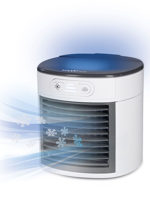 Raumklima - Kompakter Luftkühler, 3-in-1, in Farbe WEISS-GRAU Ansicht 2