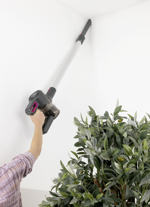 Mit Akku - Akku-Handstaubsauger, ideal für Allergiker Ansicht 3 Mit Akku - Akku-Handstaubsauger, ideal für Allergiker, in Farbe ANTHRAZIT-PINK Ansicht 3