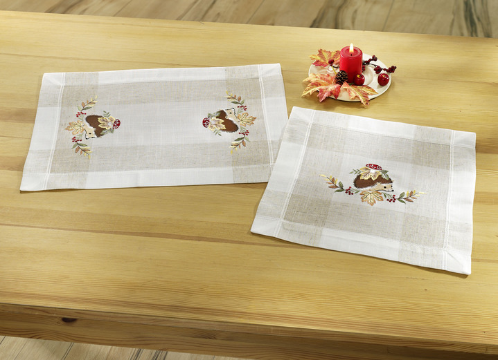 - Tisch- und Raumdekoration, in Größe 101 (Deckchen, 35/ 50 cm) bis 404 (Kissenbezug, 40/ 40 cm), in Farbe SEKT Ansicht 5