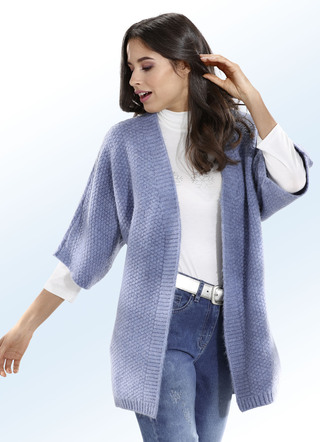 Strickjacke mit feiner Alloverstruktur