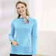 Langarm - Pullover in Strickmix – Farbe TÜRKIS Langarm - Pullover in Strickmix, in Größe 038 bis 054, in Farbe TÜRKIS