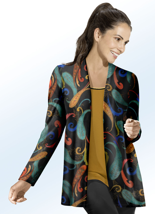 Strickjacke in Feinstrick