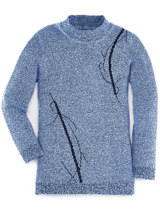 Pullover aus Bouclégarn